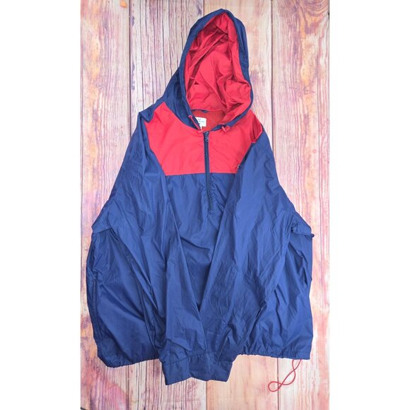 Vineyard Vines Mens XXL Red & Blue Hooded Windbreaker Jacket - Picture 3 of 9